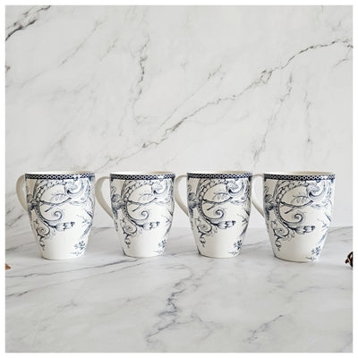 Ceramic - Coffee/Tea Mug Set of 4 Pieces - Bodrum Classic