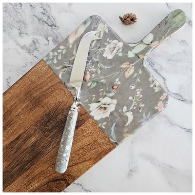 Cheese Board & Knife Set - Autumn