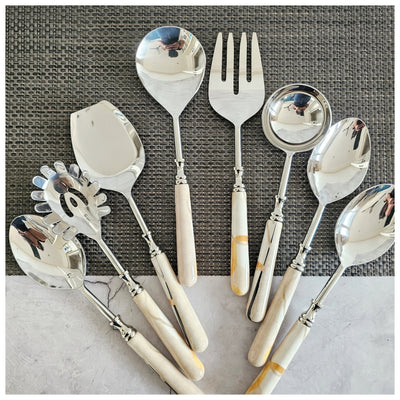 CUTLERY SET - SERVING (Set of 8) - SABLE