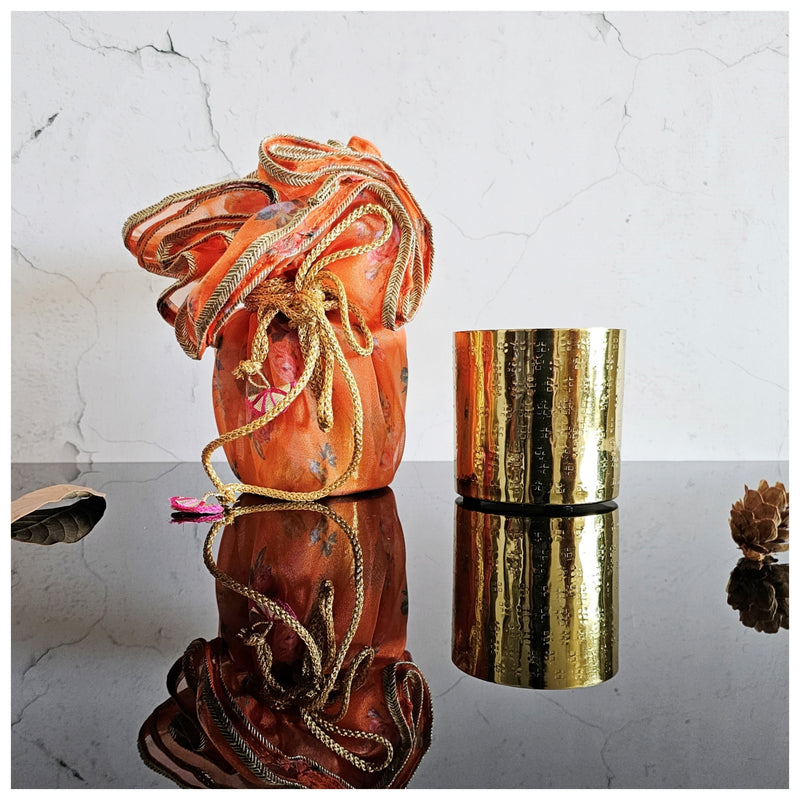 Diya (Tall) - Gold with Gift Wrap