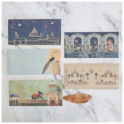 Envelopes - Money - Mughal Mayura - Set of 10