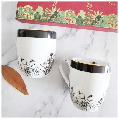 Ceramic - Coupe Coffee/Tea Mug Set of 2 Pieces - Buzz