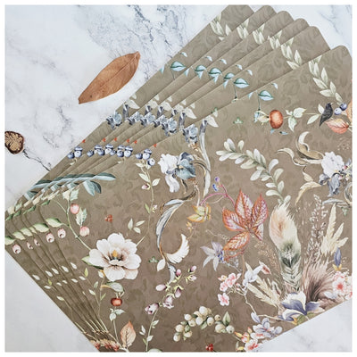 WIPE CLEAN TABLEMATS/PLACEMATS - AUTUMN