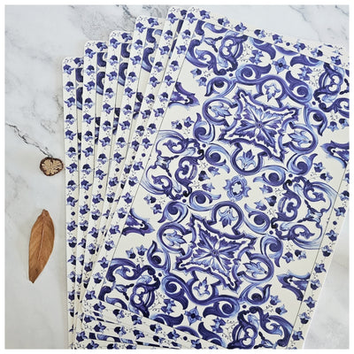 WIPE CLEAN TABLEMATS/PLACEMATS - MYKONOS