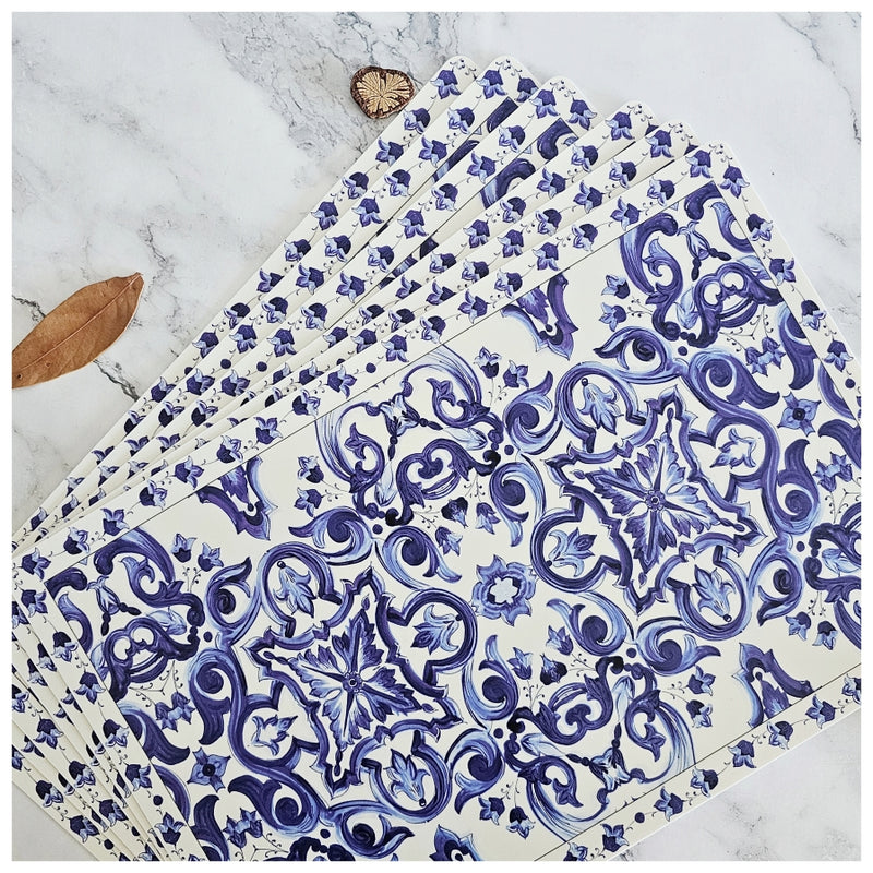 WIPE CLEAN TABLEMATS/PLACEMATS - MYKONOS