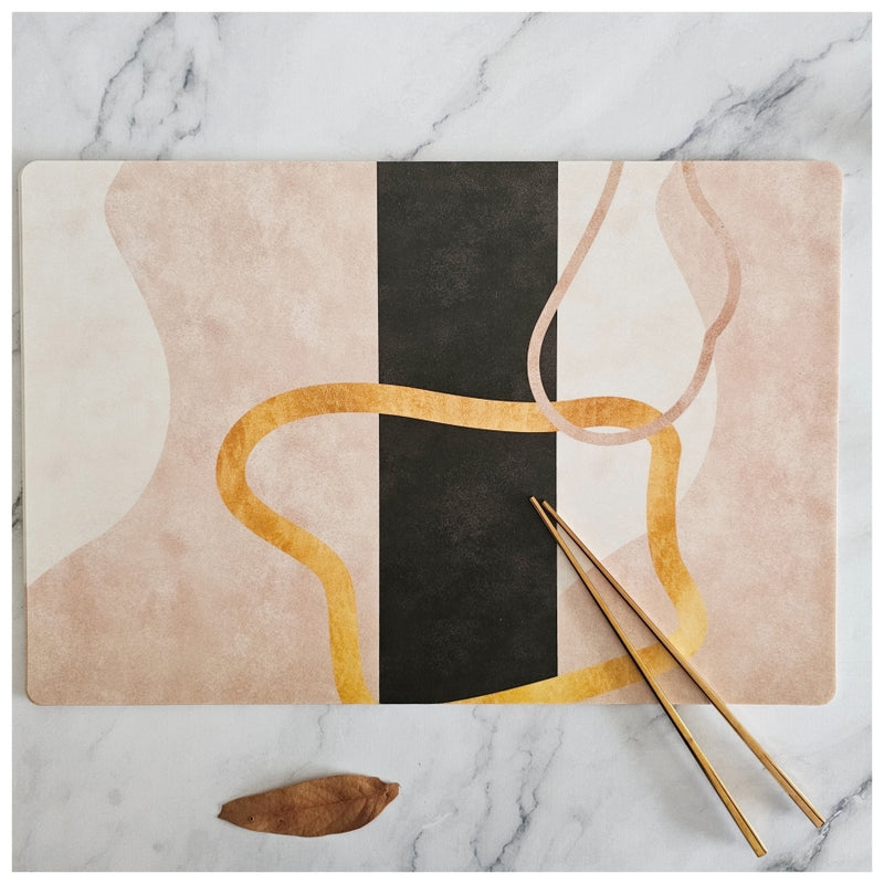 WIPE CLEAN TABLEMATS/PLACEMATS - SABLE PINK