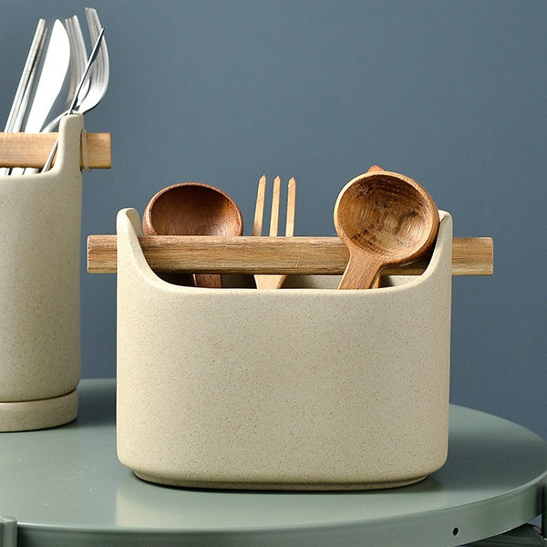 Ceramic - Cutlery Holder - Sand