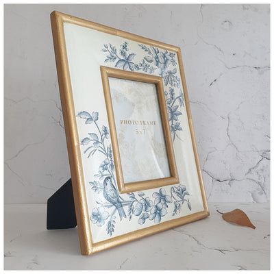 Photo Frame - Hand Painted - White Summer (Set of 2)